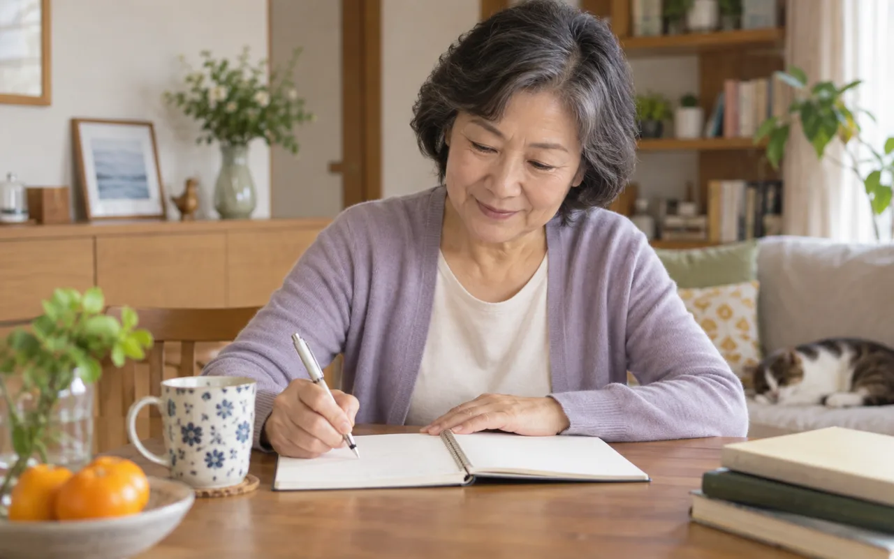 65歳以上の仕事探しで勤務条件を整理する女性