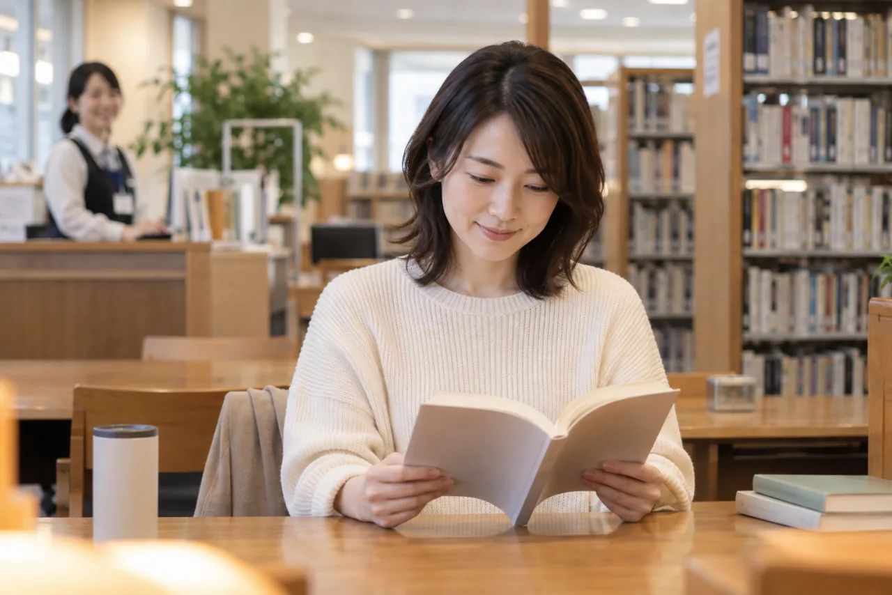 日本人女性が職場で信頼できる相談先との小さなつながりを確認している
