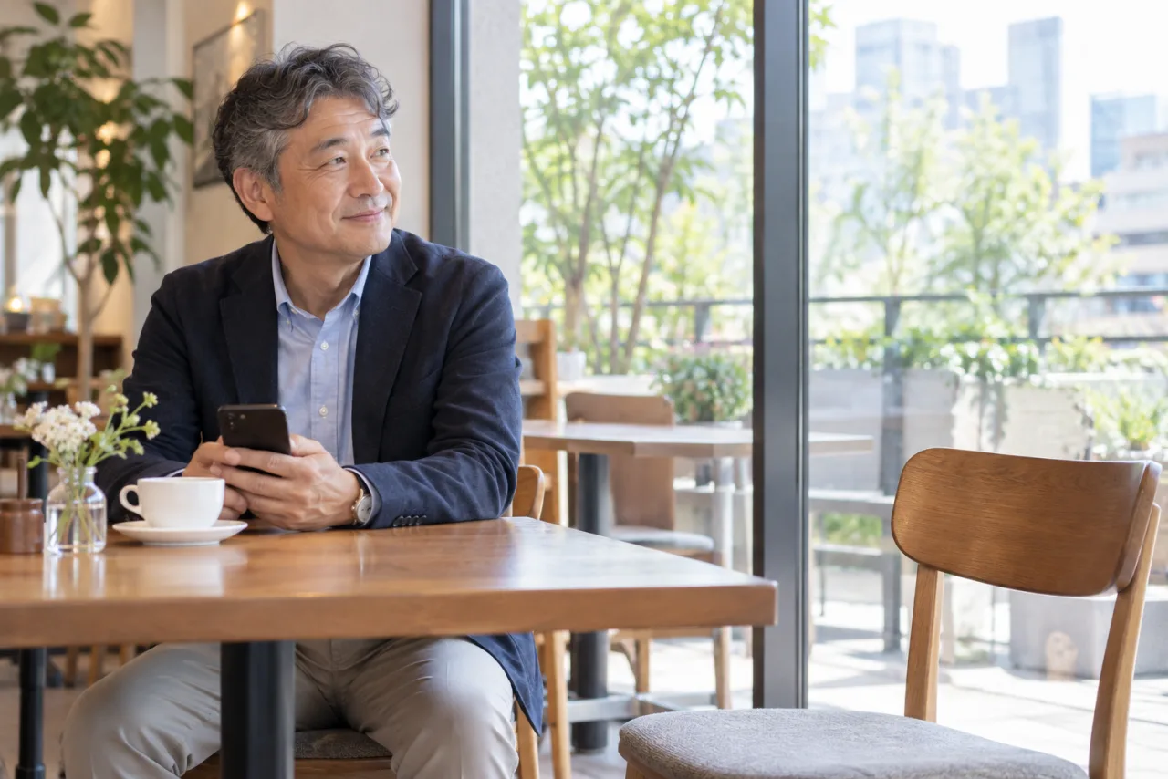 初対面は昼間の人目がある場所で、短時間から始めるイメージ。
