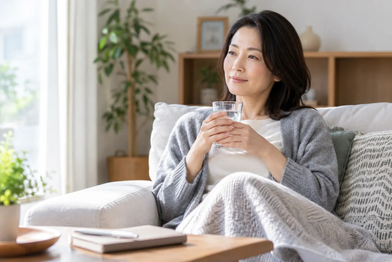 休職中の生活を整える日本人女性