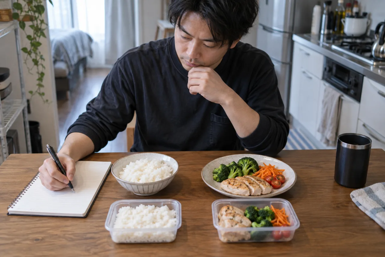 二つの食事方法を比べる