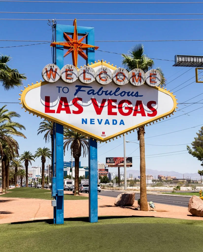 Welcome to Fabulous Las Vegasの標識