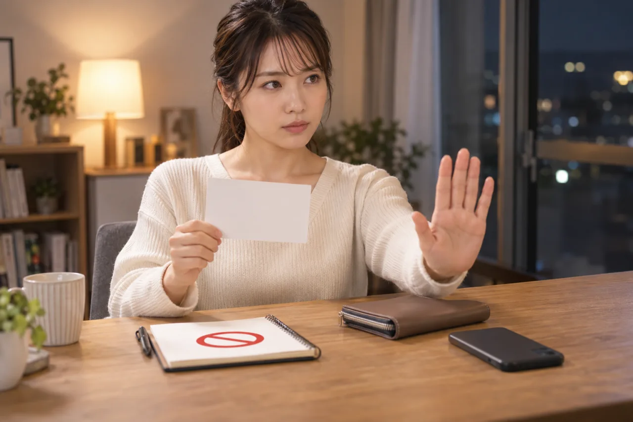 婚活でお金の話になったとき境界線を決める葵さん