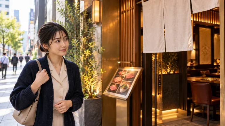 誕生日の昼に一人で焼肉店へ向かう葵さん
