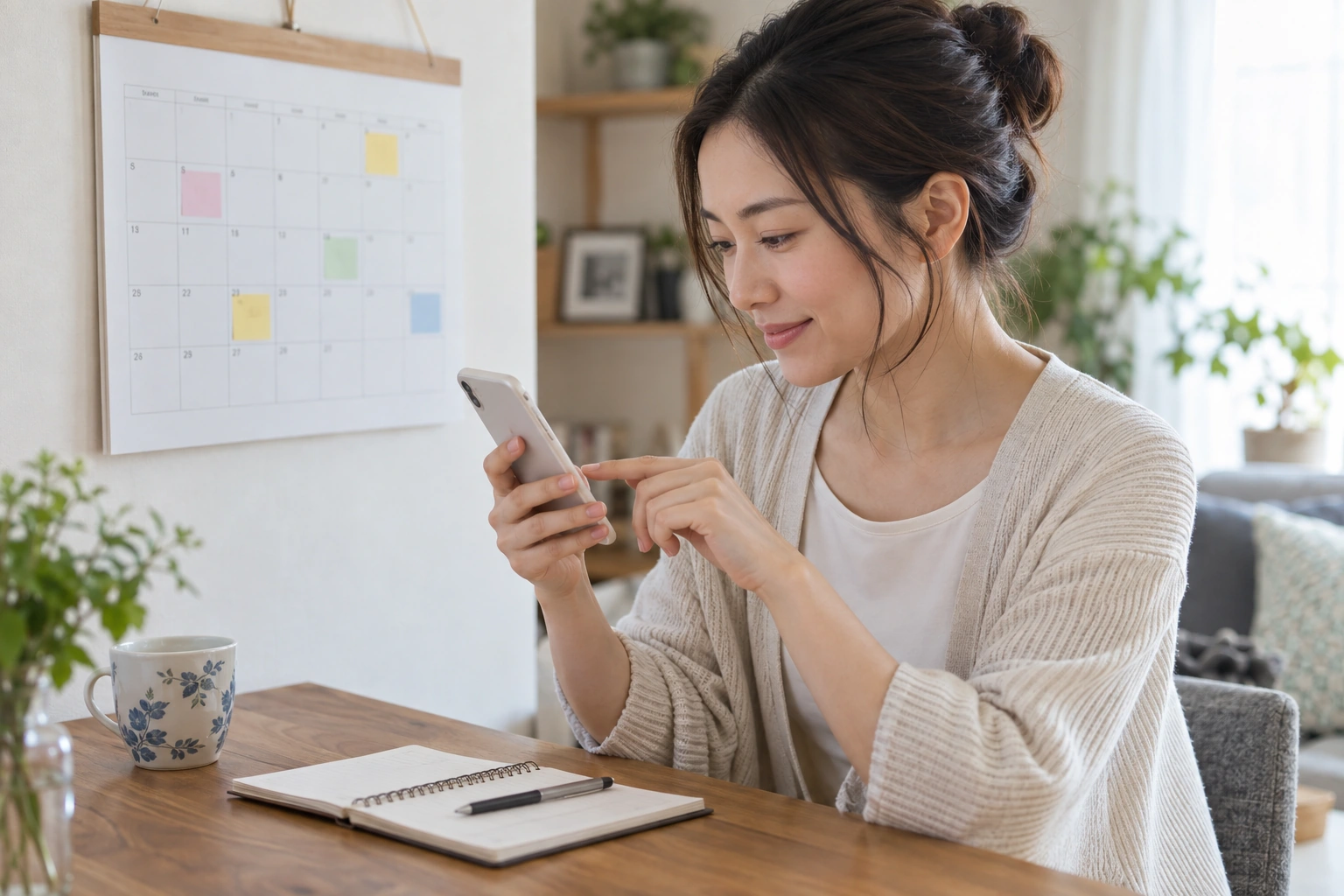 家事代行サービス申込前の5つの確認項目を示す図解