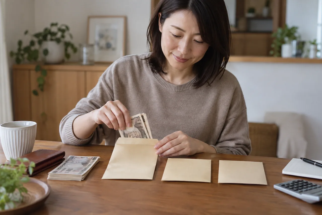 佳奈さんが満期の違う資金を分ける