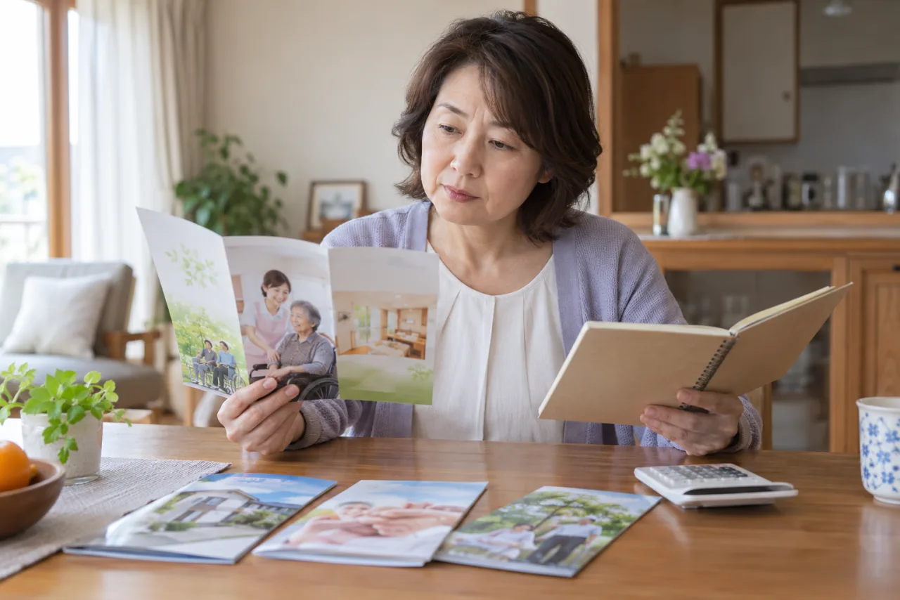 直美さんが介護サービスと費用を比べる