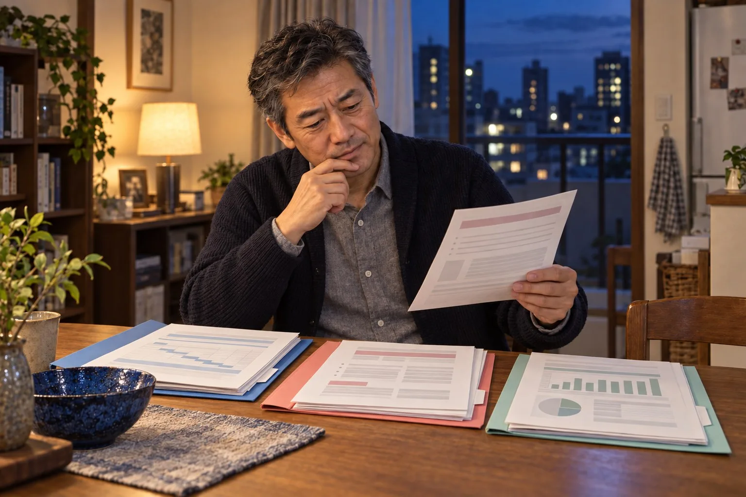 大阪の中古マンション候補について長期修繕計画と総会議事録と積立金資料を読む聡さん