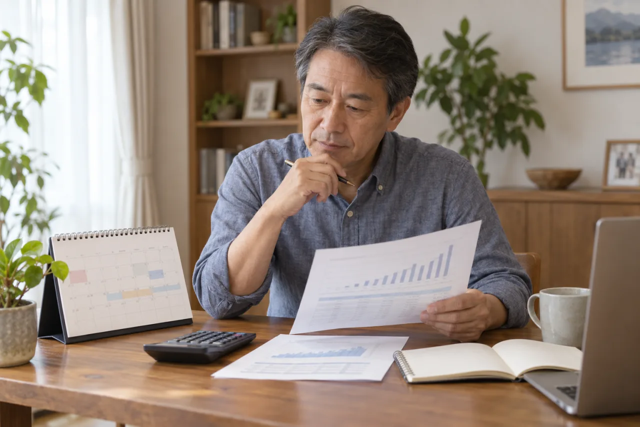 個人年金の将来キャッシュフローを見直す57歳の聡さん
