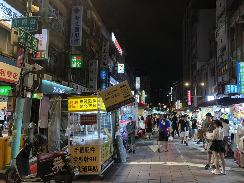 寧夏夜市の入口