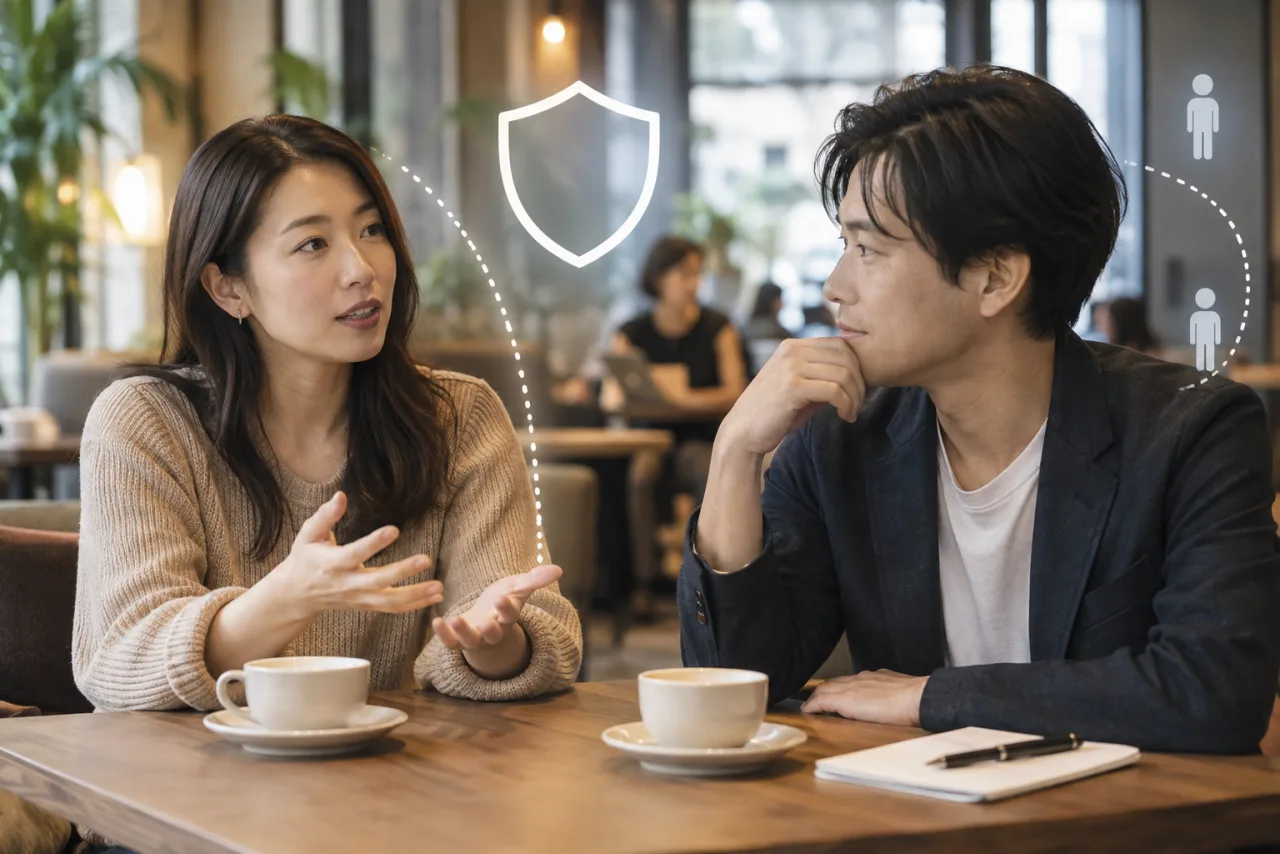 結婚相談所の契約を進める前に立ち止まる日本人女性