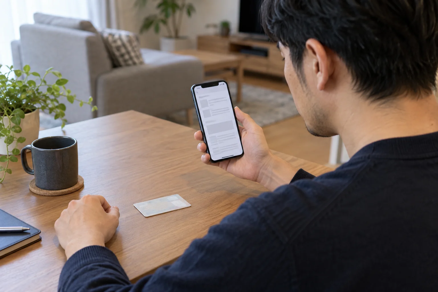 公式案内と年齢確認の提出先を確かめる手元