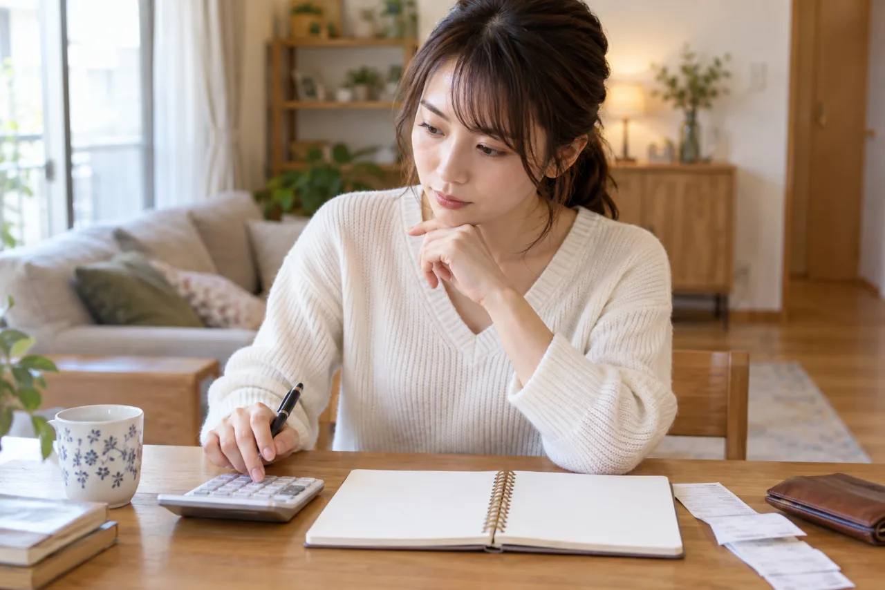 AI紹介と条件検索の違いを比較する日本人女性