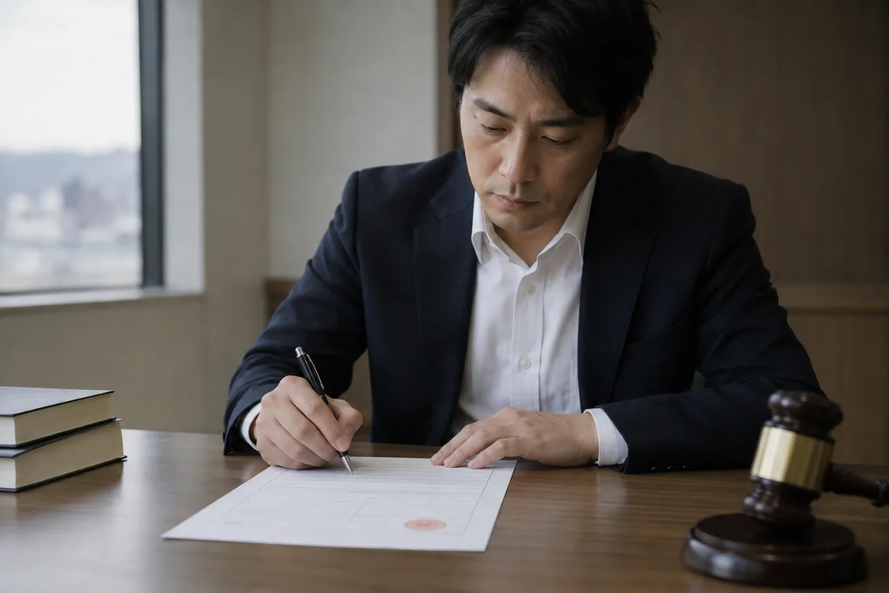 相続放棄の管轄家庭裁判所を地図で確認する日本人女性