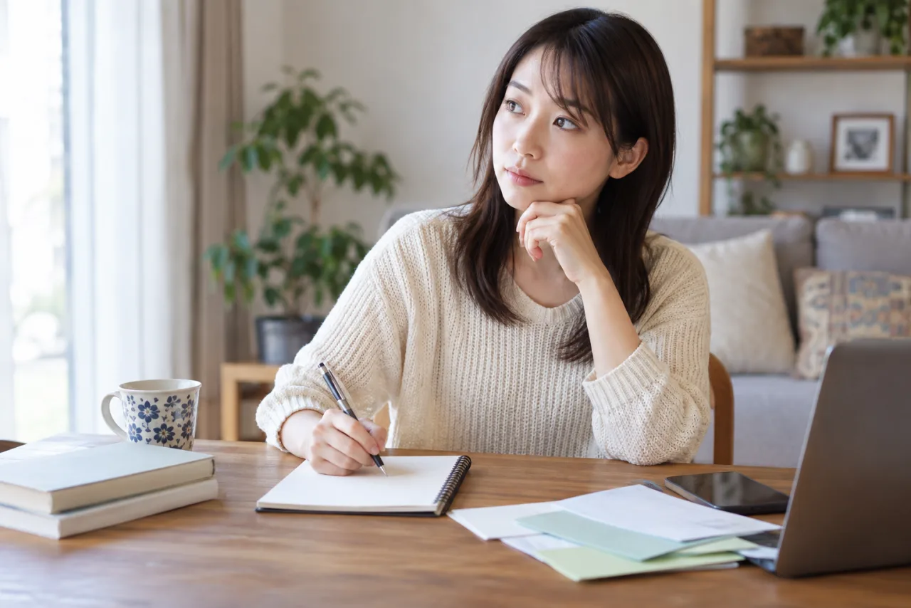 親子が確認事項を整理して世帯分離を判断する日本人親子