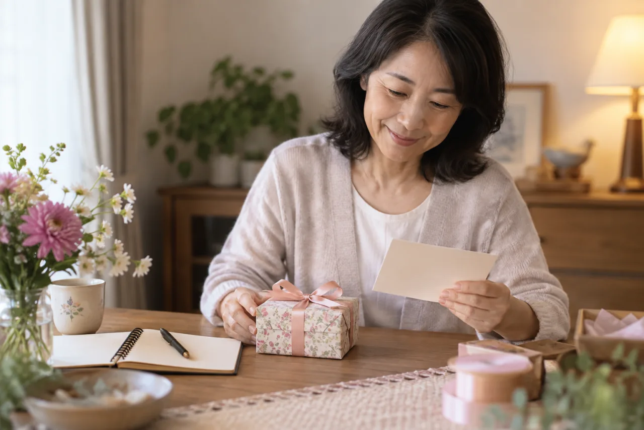 日本人女性二人が自宅と別の場所からオンライン通話で誕生日を祝っている様子