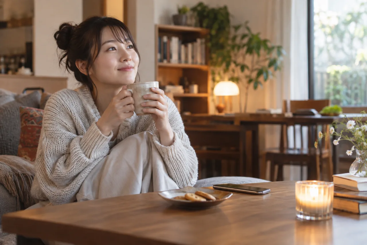 少人数のつながりとひとり時間のバランスを考える日本人女性