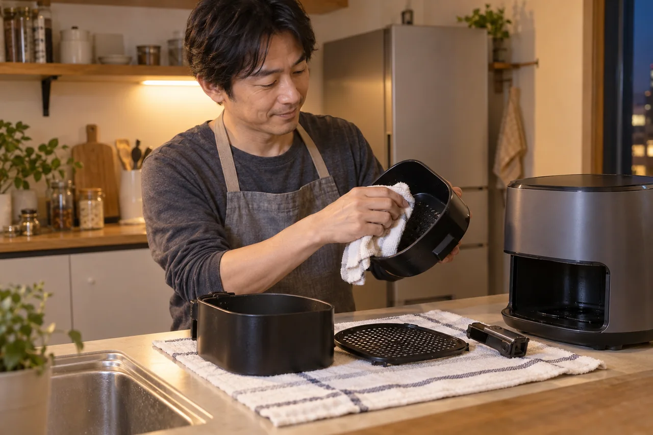 使ったあとの手入れを確認する