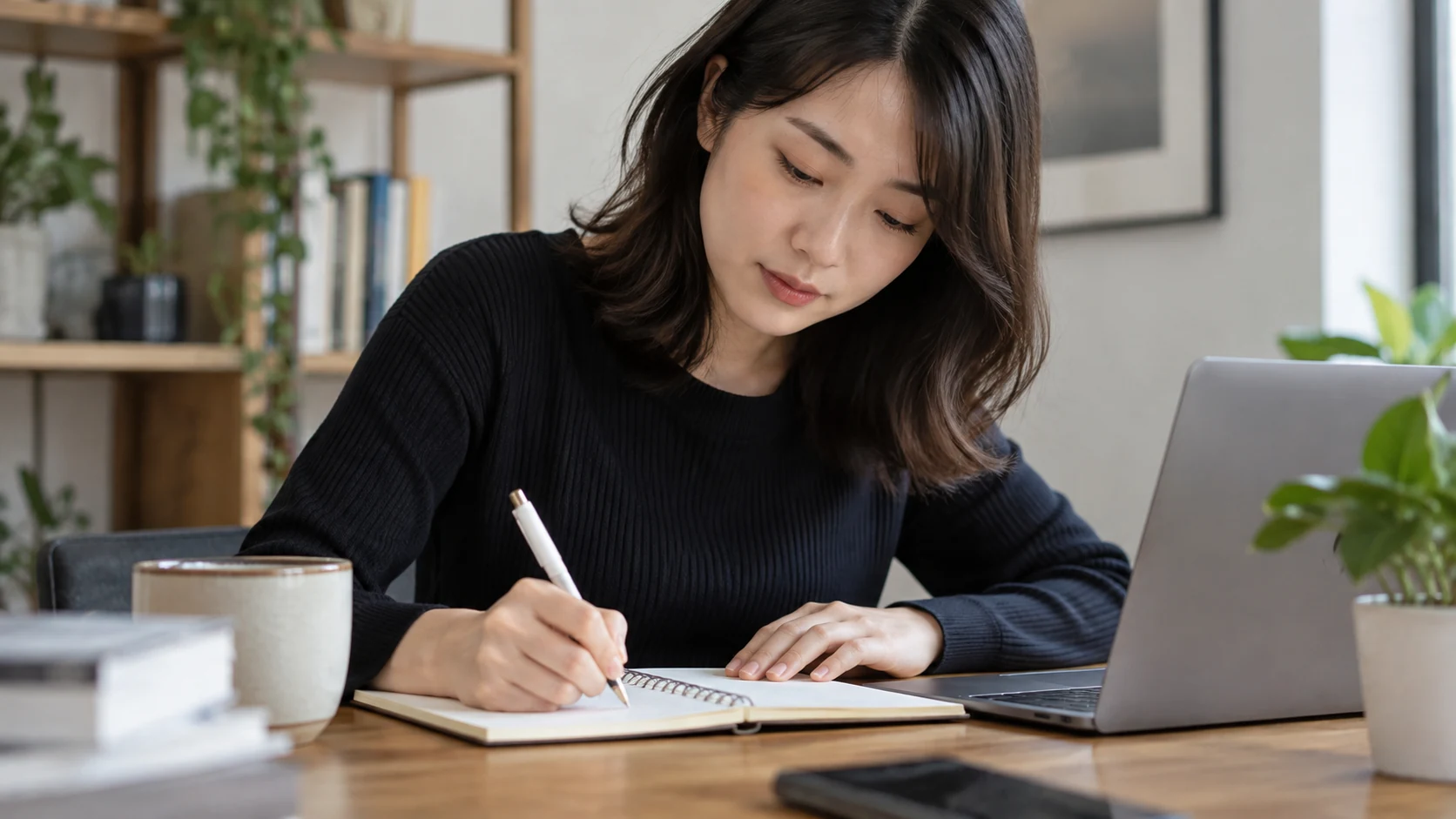 配慮してほしい内容をメモへ整理する様子