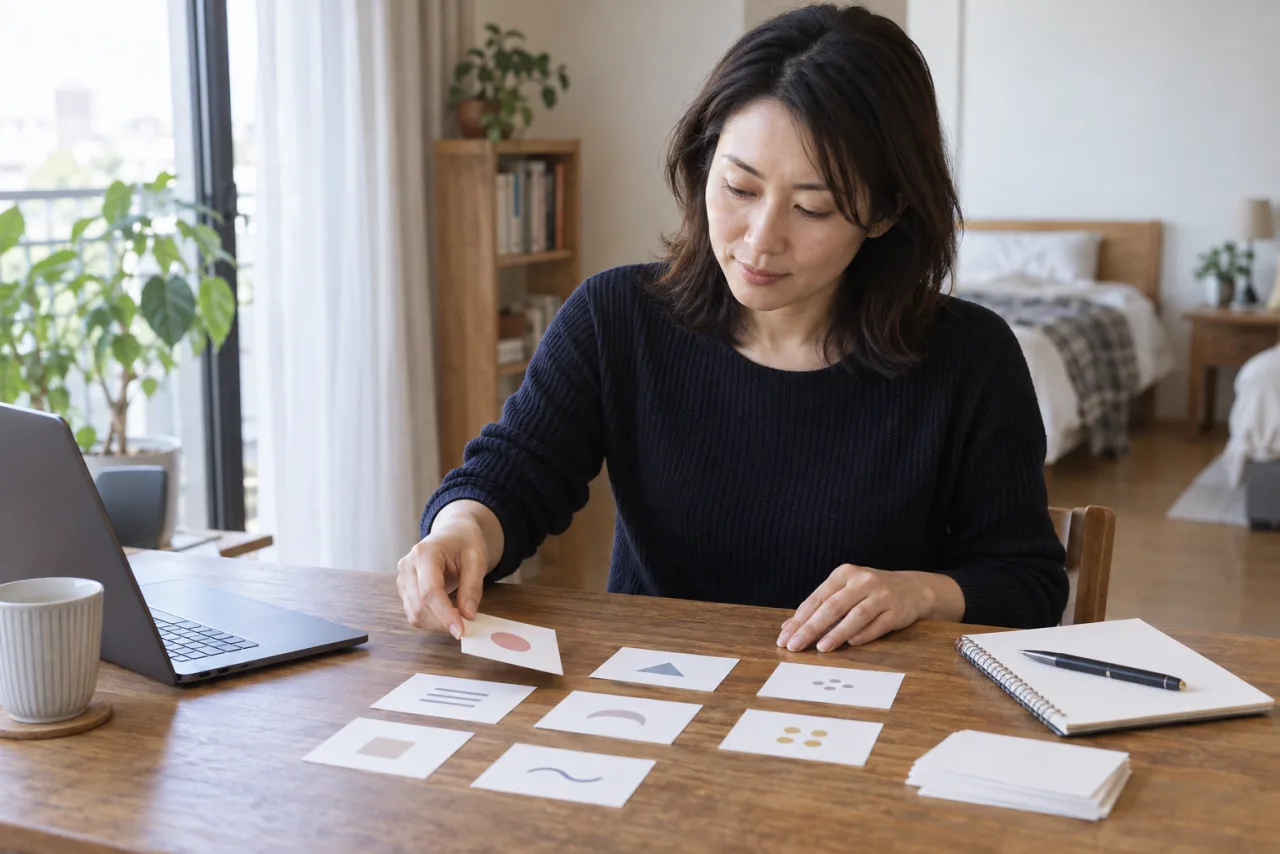 日本人女性が転職の希望条件と譲れない条件を整理している