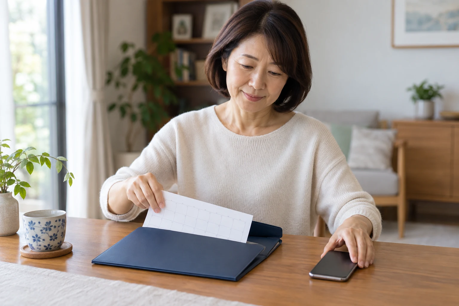 日本人女性が転職活動の休止を担当者へ伝える