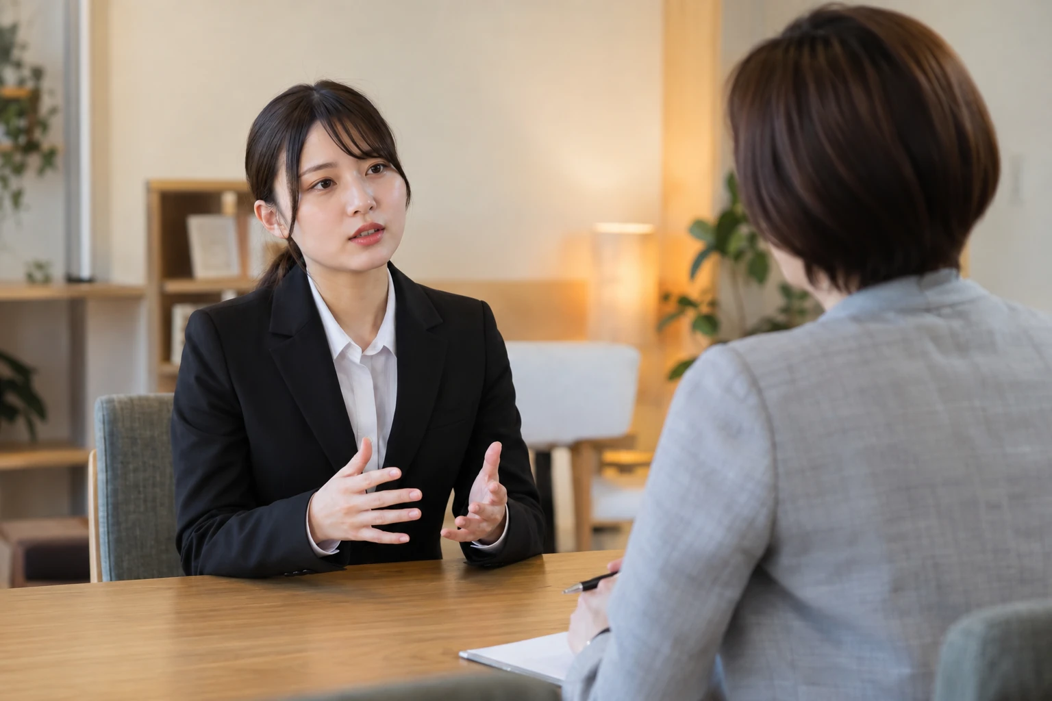 未経験職種に向けたスキル練習を自宅で行う女性