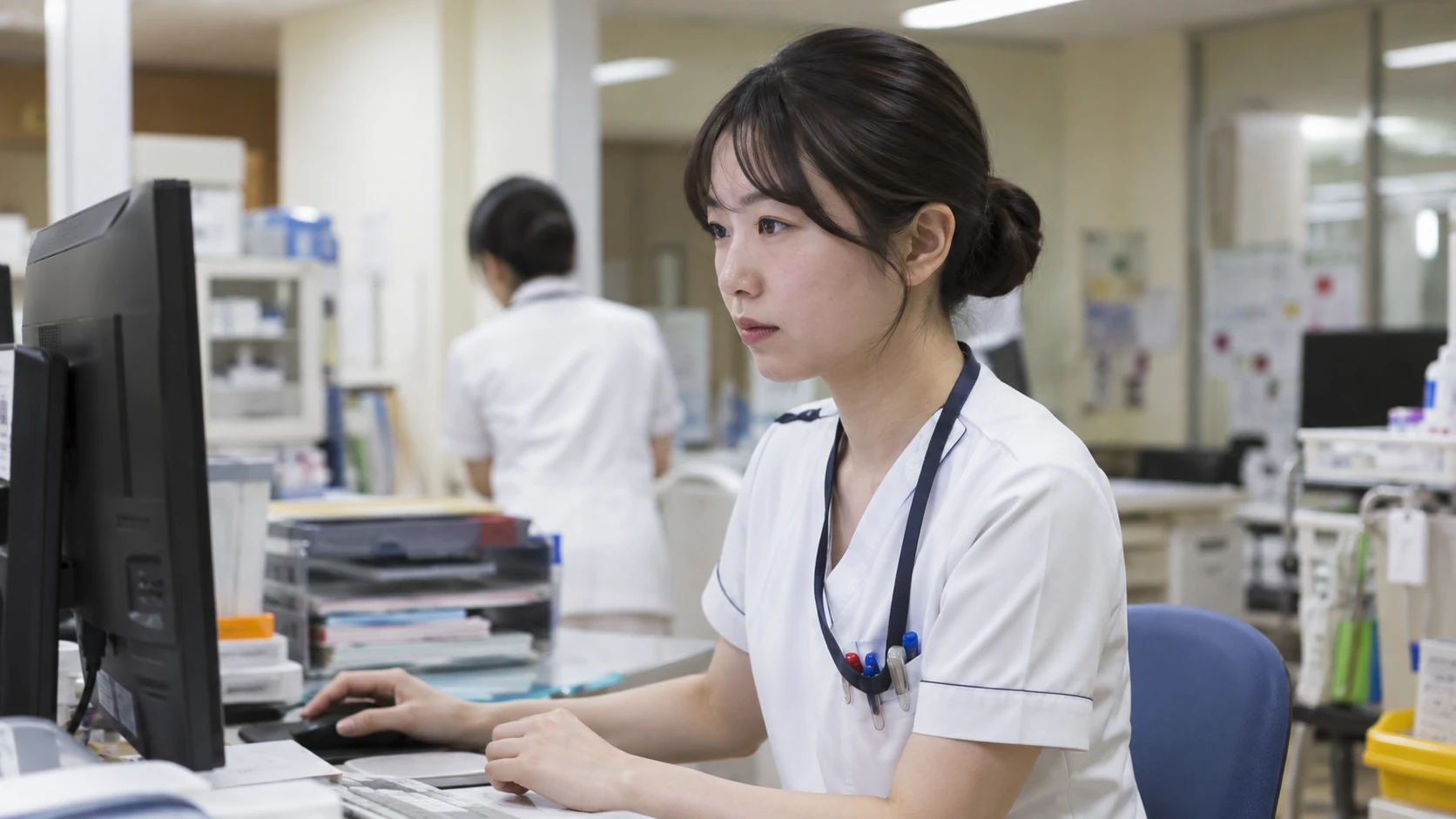 医療や専門職の働き方を考える女性