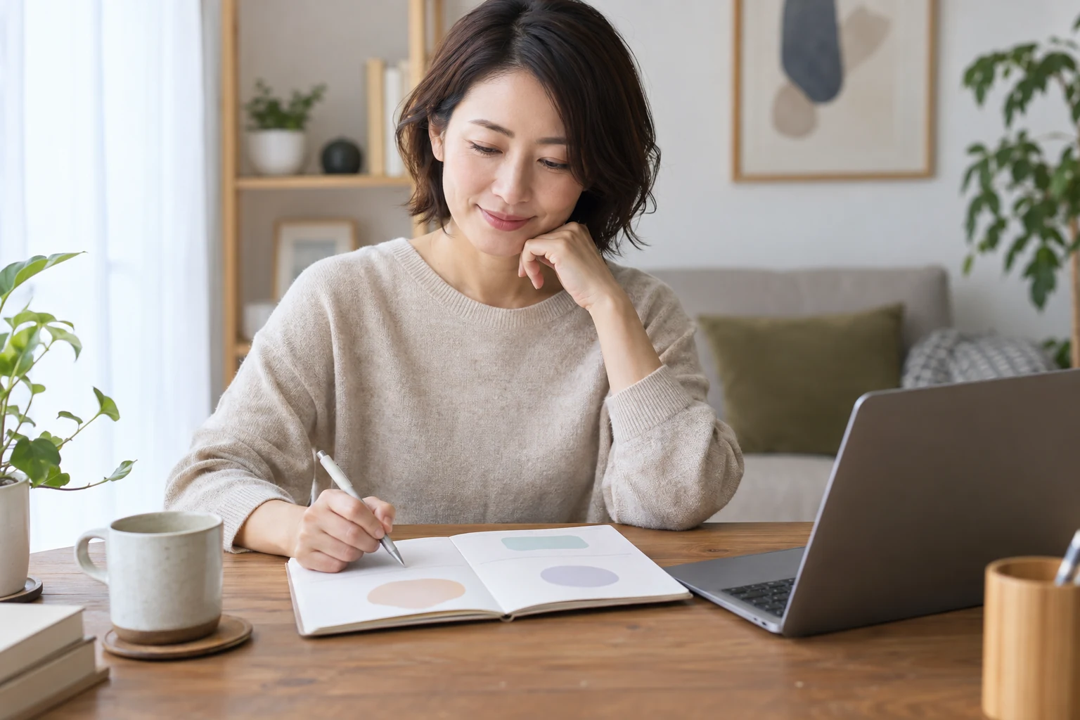 転職後の気持ちを条件別に整理する日本人女性
