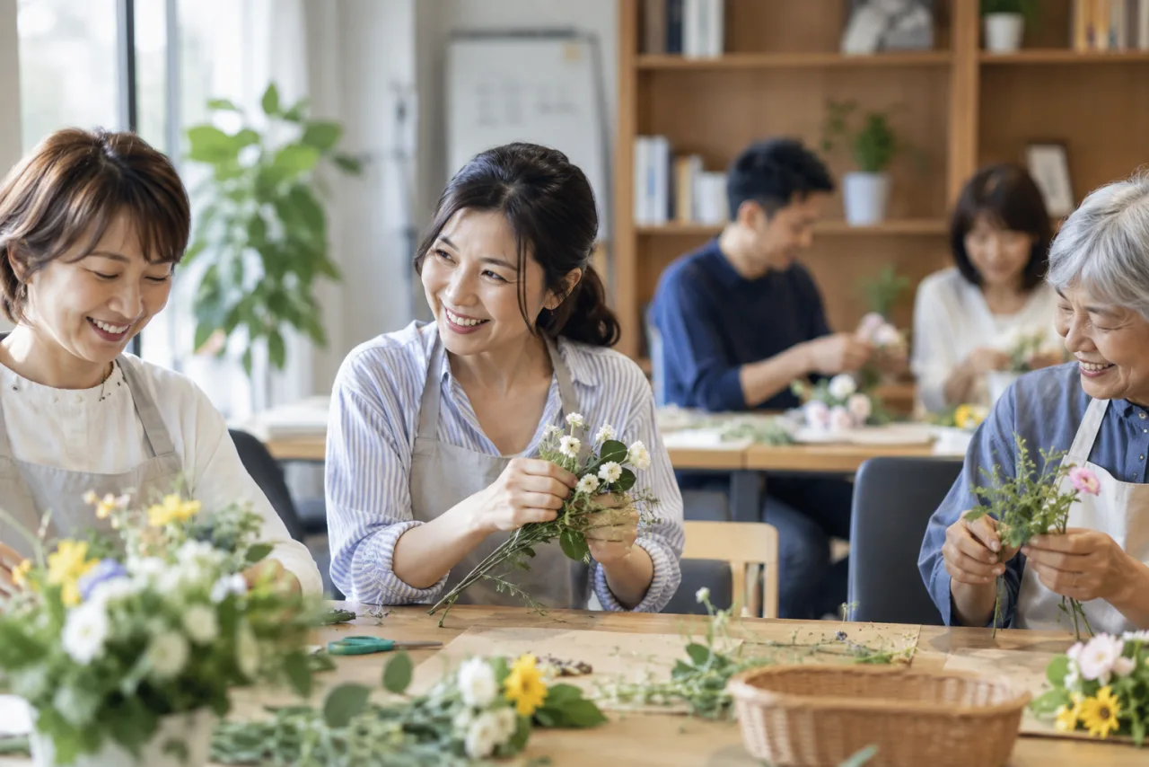 日本人女性が信頼できる友人と将来の支え方や境界線を相談する