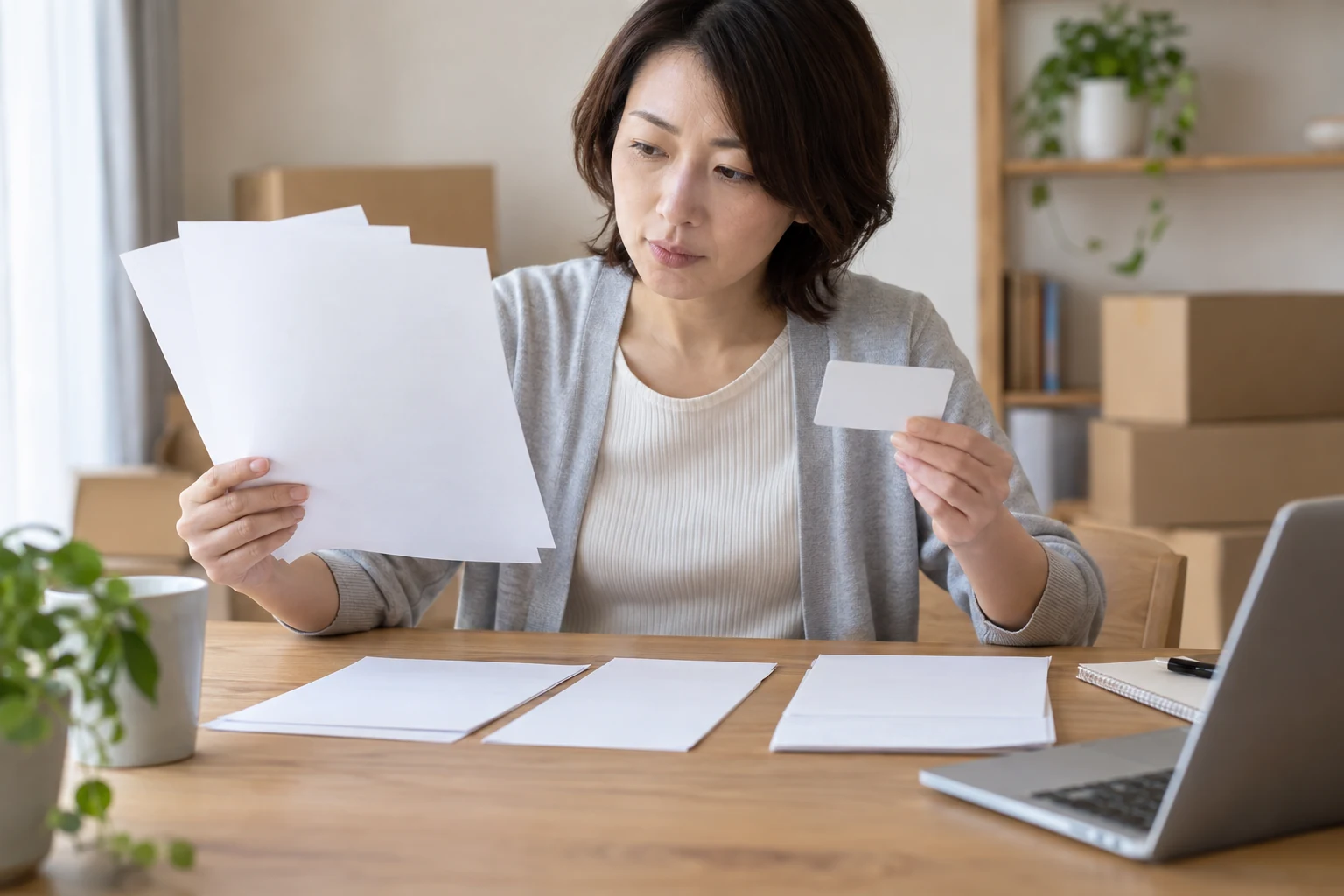 日本人女性が新住所を確認できる書類を比較する