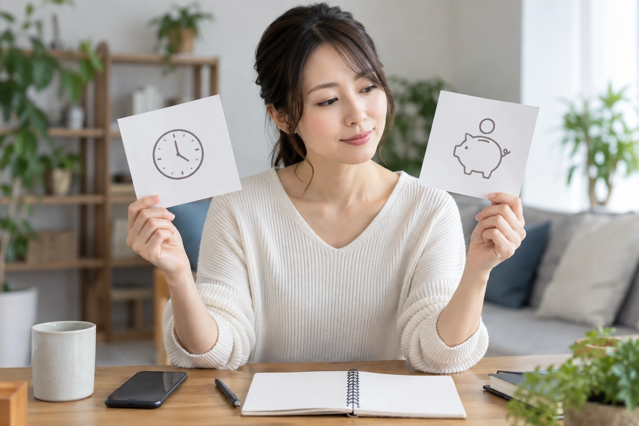 30代が時間と予算に合う趣味を考える場面