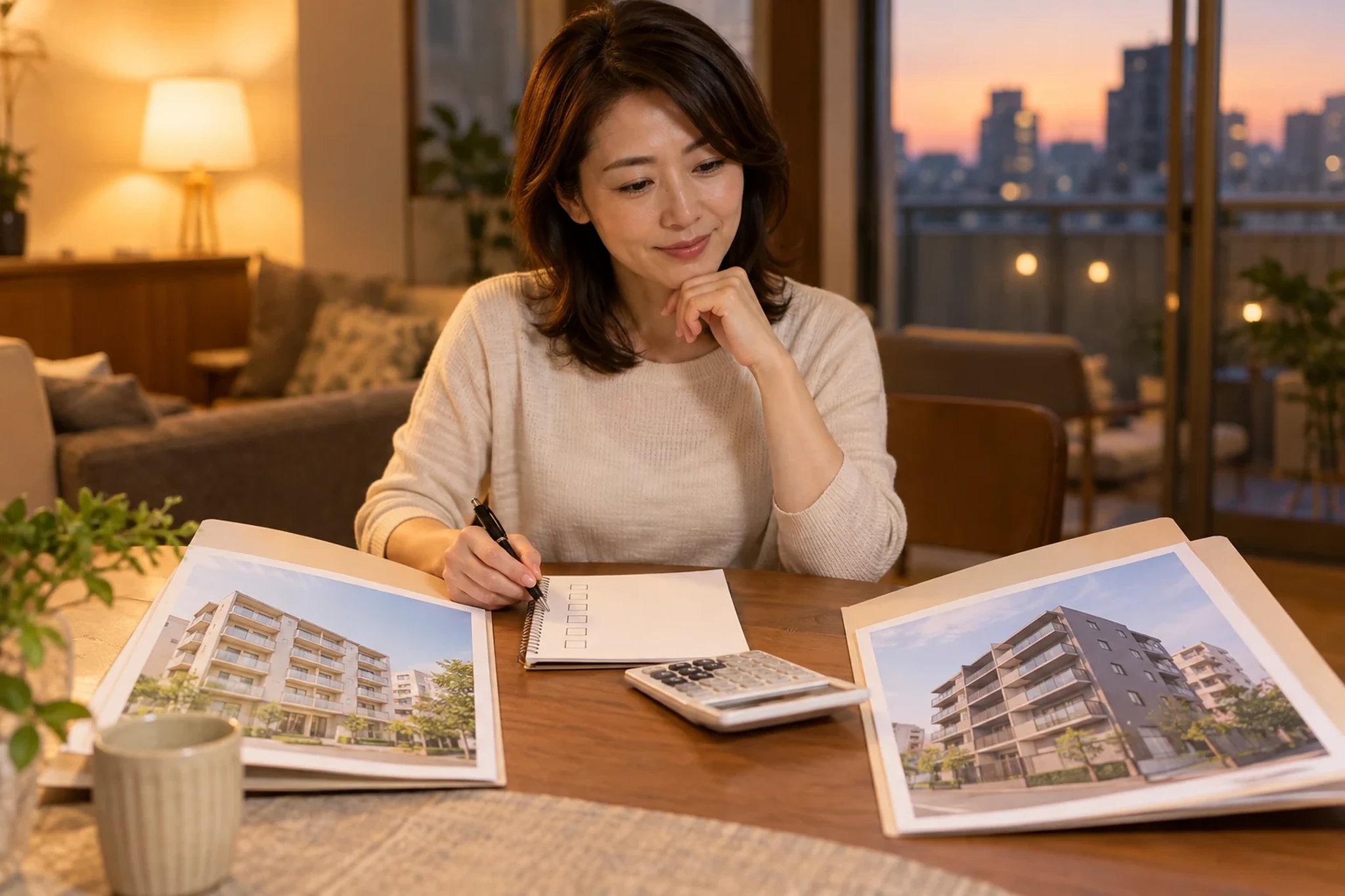 購入後の住まいの状態を確認するイメージ