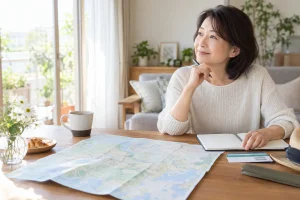 関西の日帰りお出かけを時期と移動負担から考える場面
