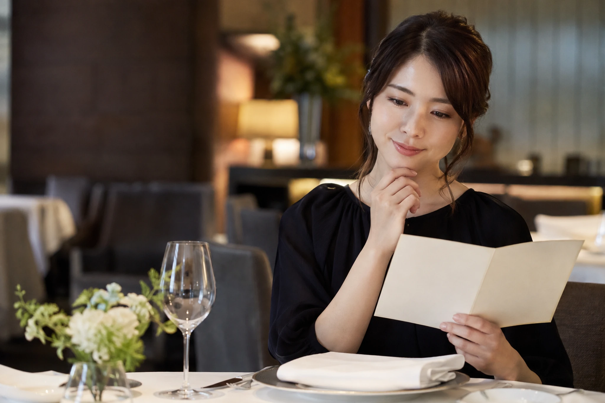 予約日時と人数を確認するイメージ