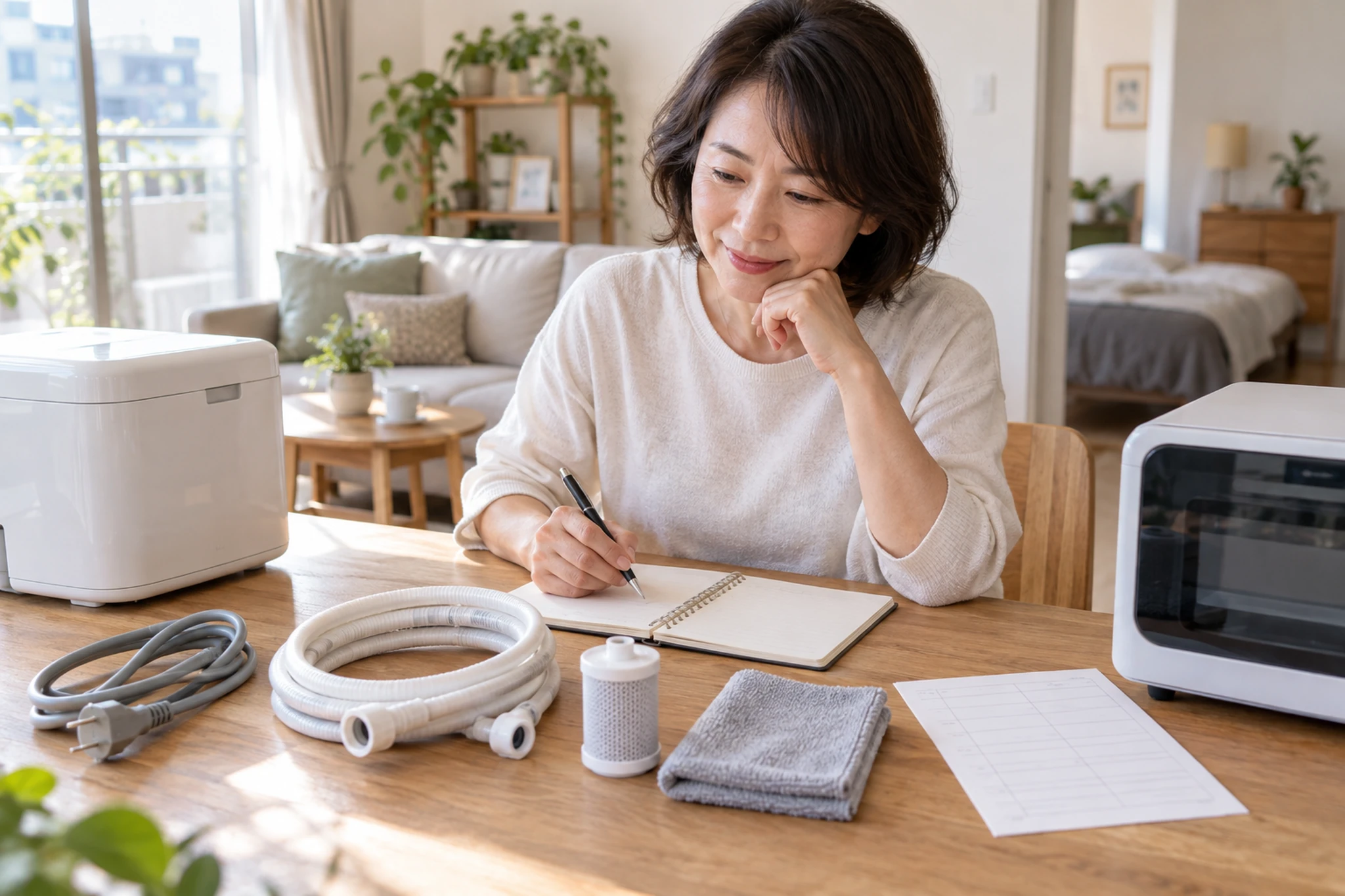 冷蔵庫の公式仕様を項目ごとに比較するイメージ