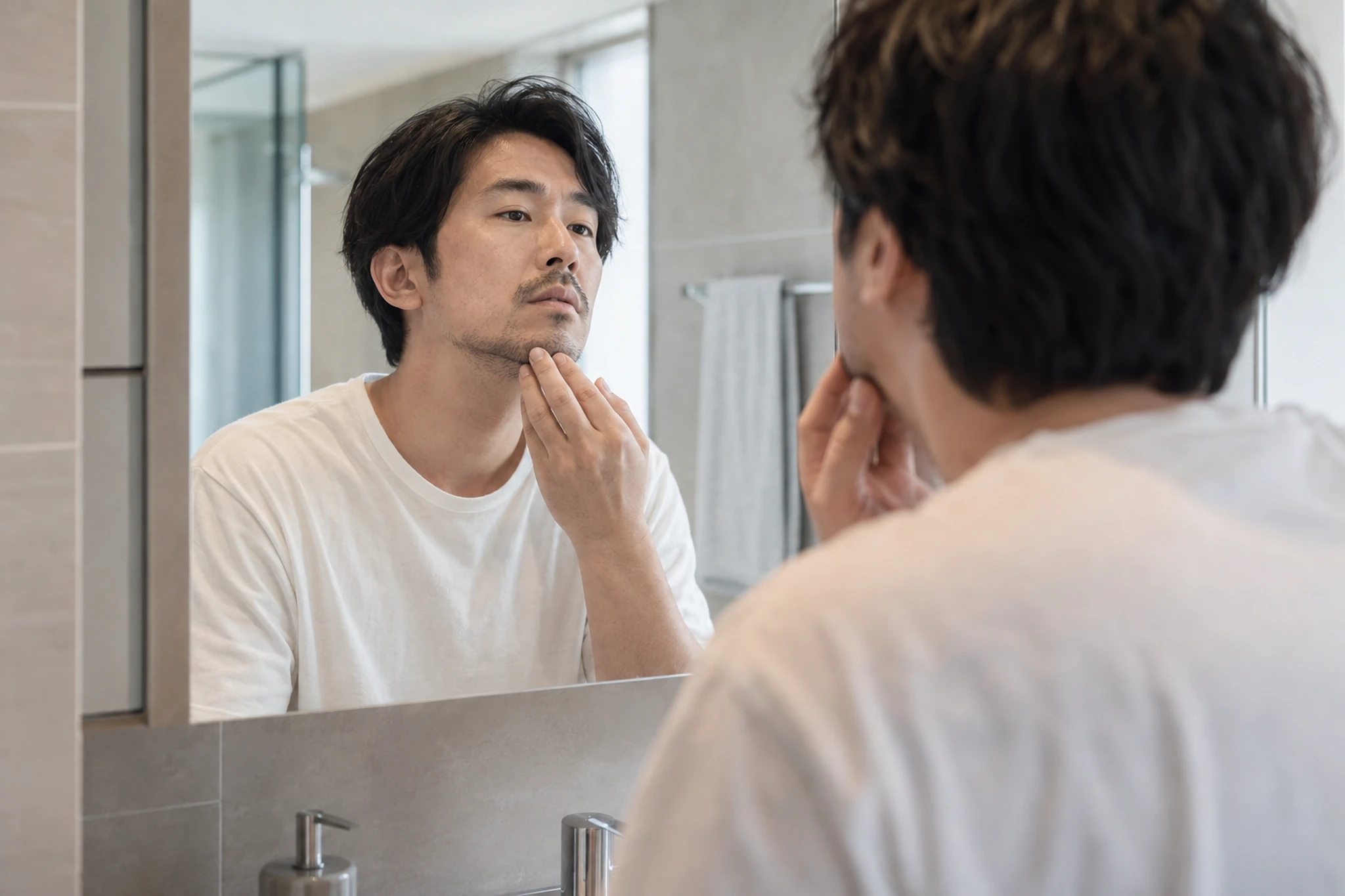 毛穴単位の脱毛方法を相談するイメージ