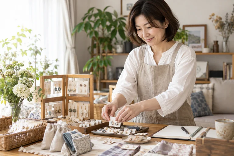 ハンドメイドマルシェへの出店準備アイキャッチ