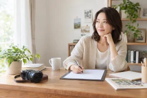 履歴書に書く趣味を整理するひとり時間