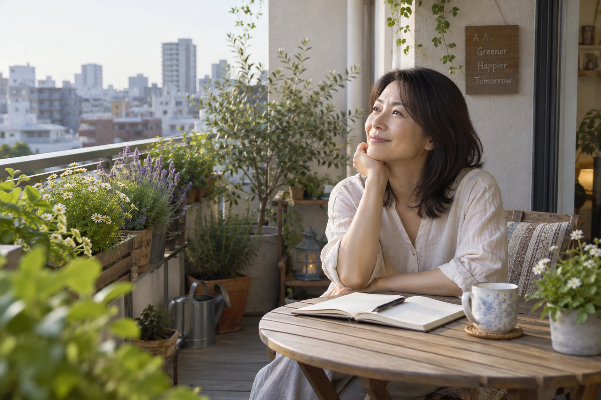 季節ごとの手入れ予定を整理する場面