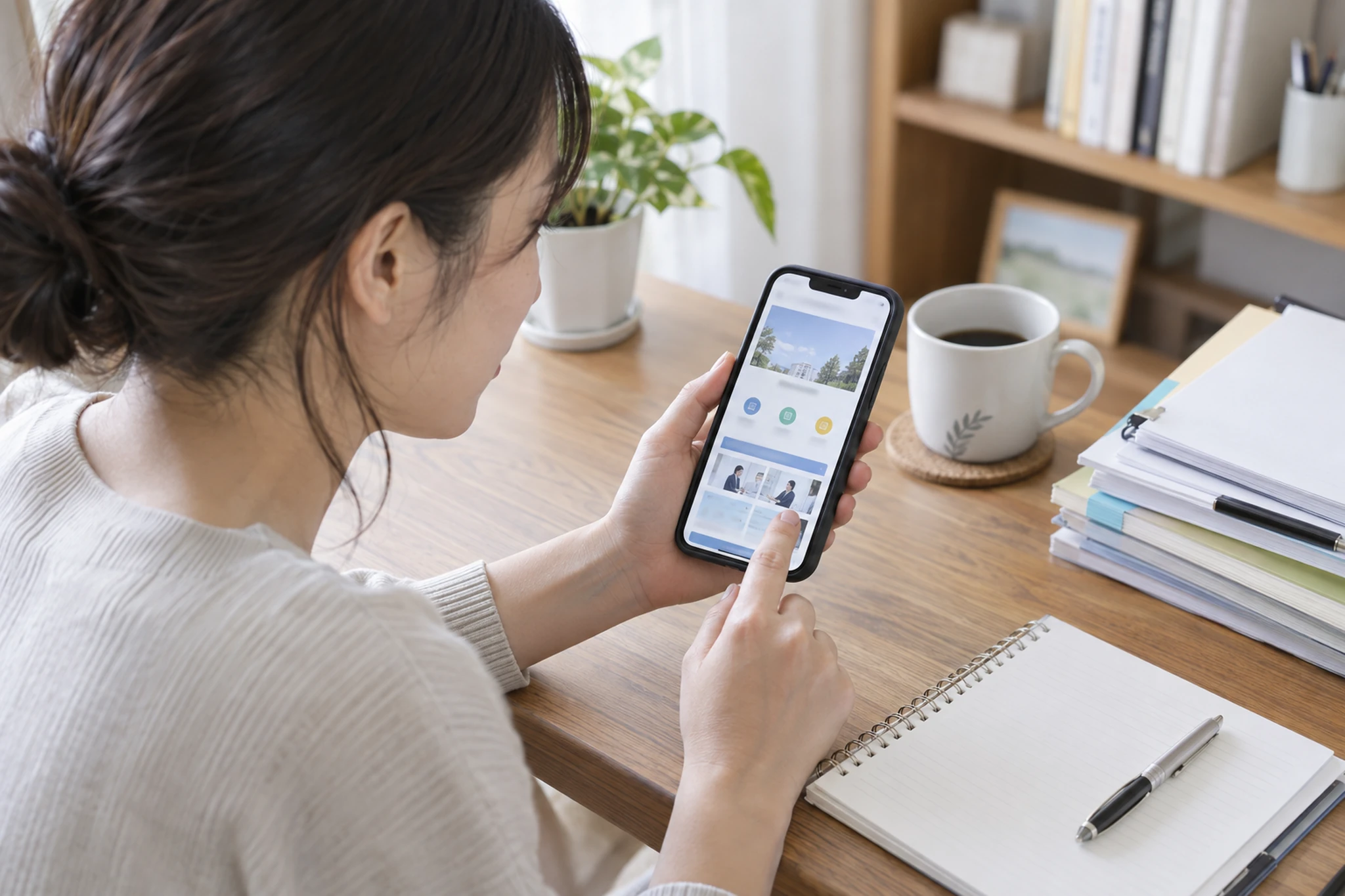 公的な労働相談窓口をスマートフォンで調べる