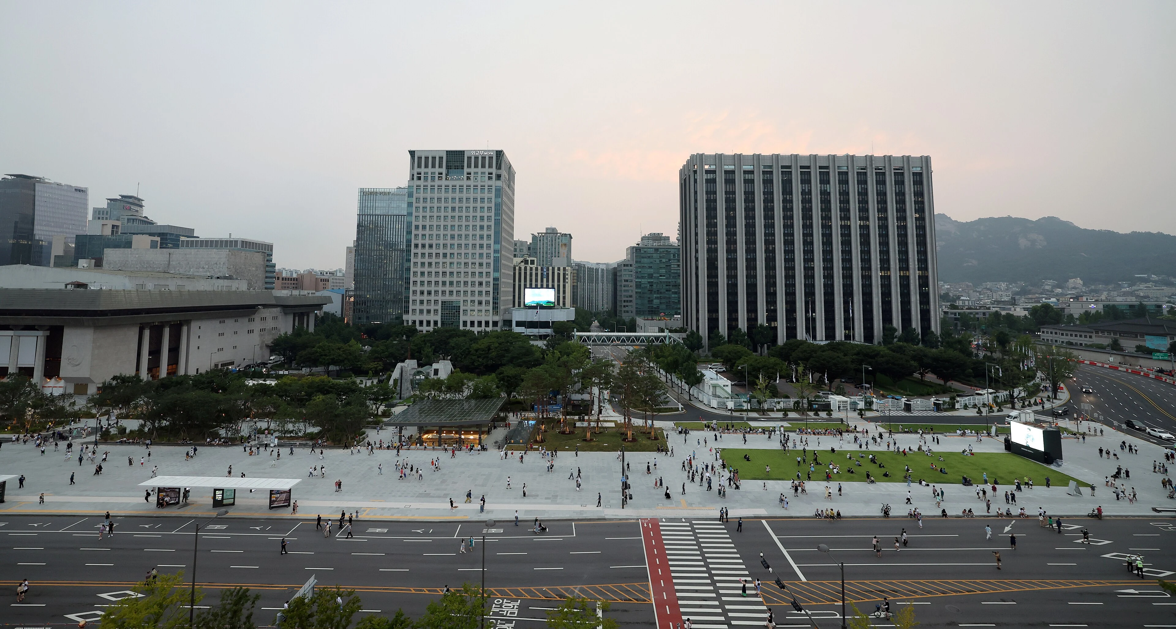 光化門広場の実景