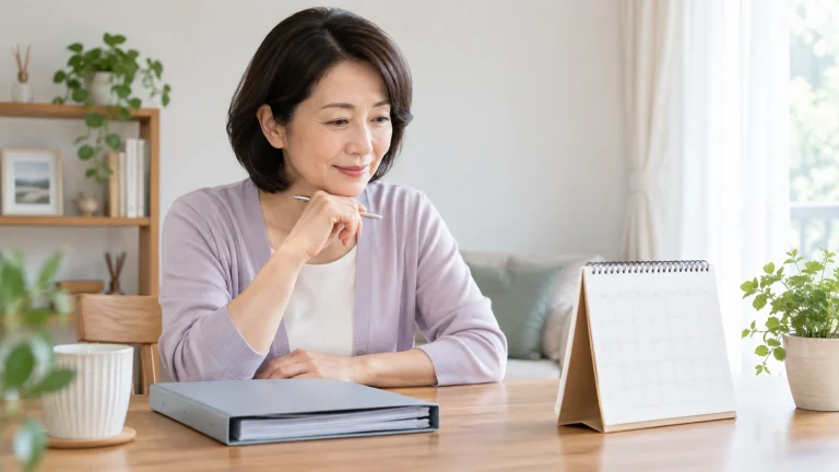 確定申告の期限を確認する女性 アイキャッチ