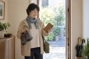 一人旅の行き先を目的と条件から考える場面