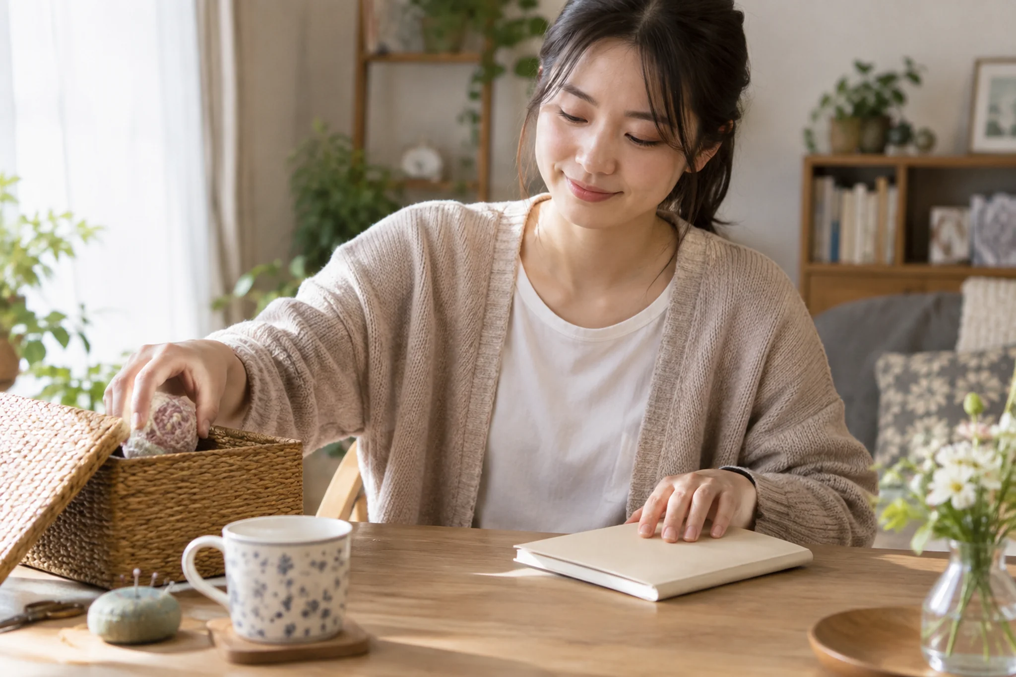 試した活動を無理なく片づけ、別の選択肢へ切り替える場面