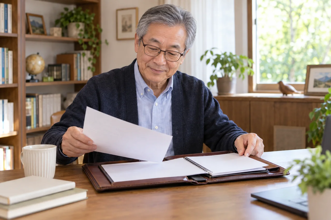 相談用の書類をまとめる