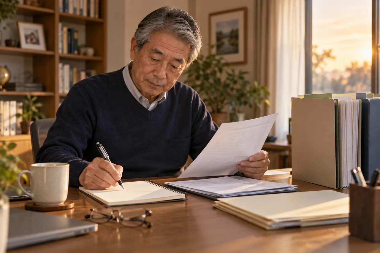 書類と手続きを整理する