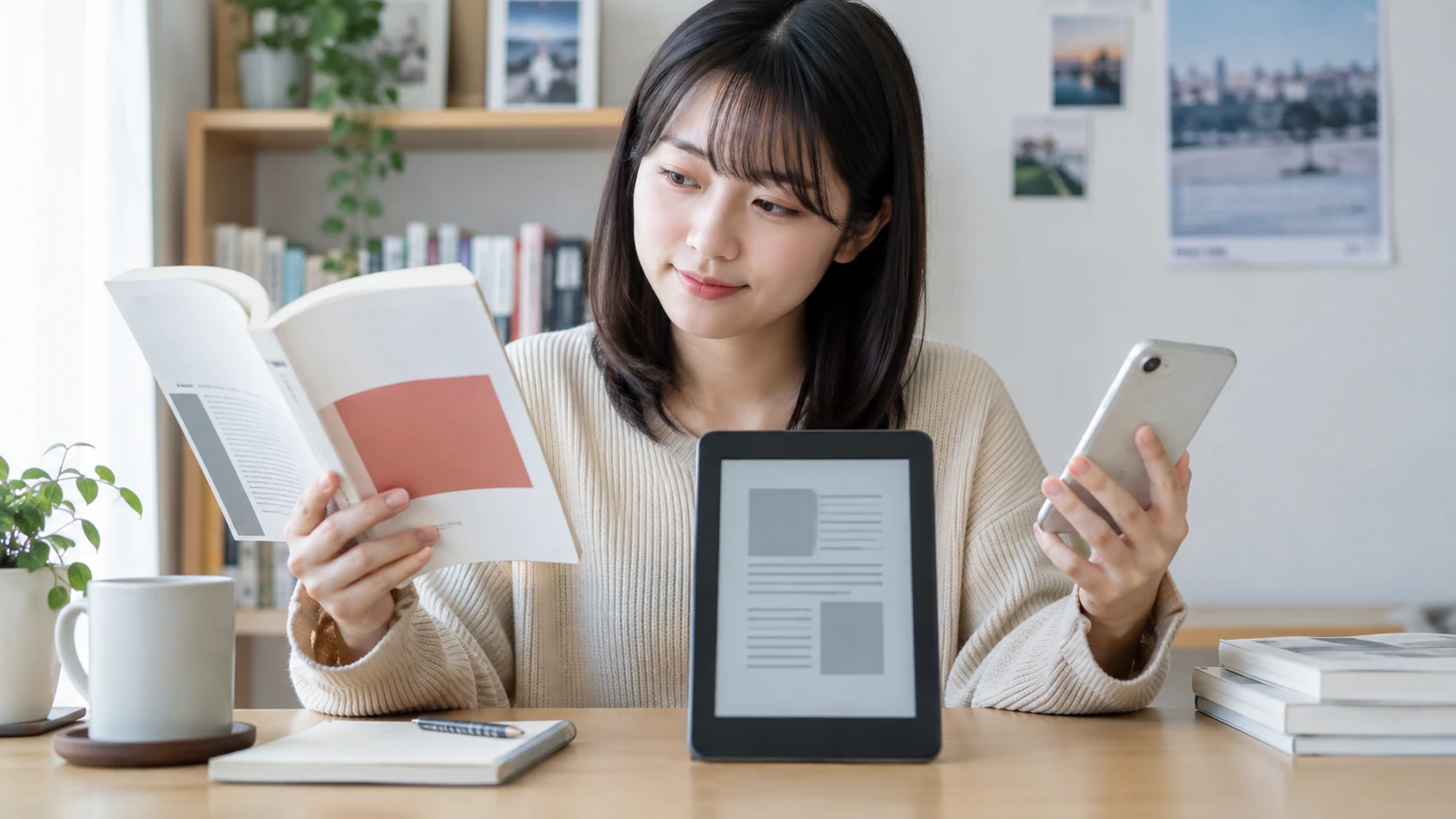 宅建の学習計画を立てる様子