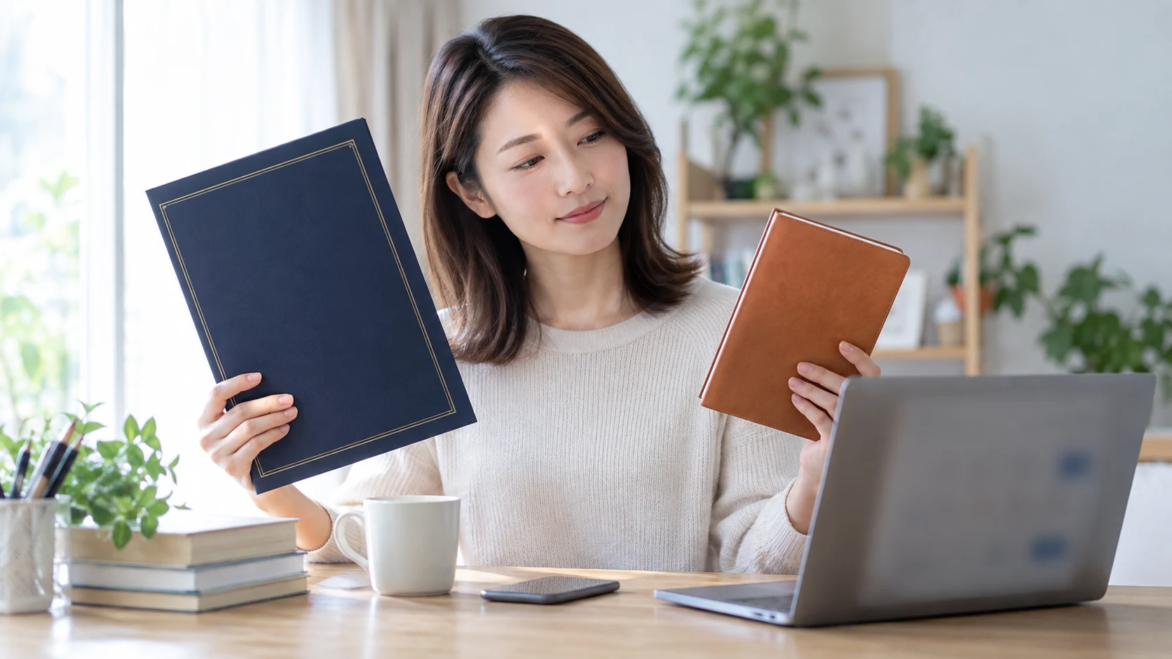 資格取得後の進路を考える日本人女性