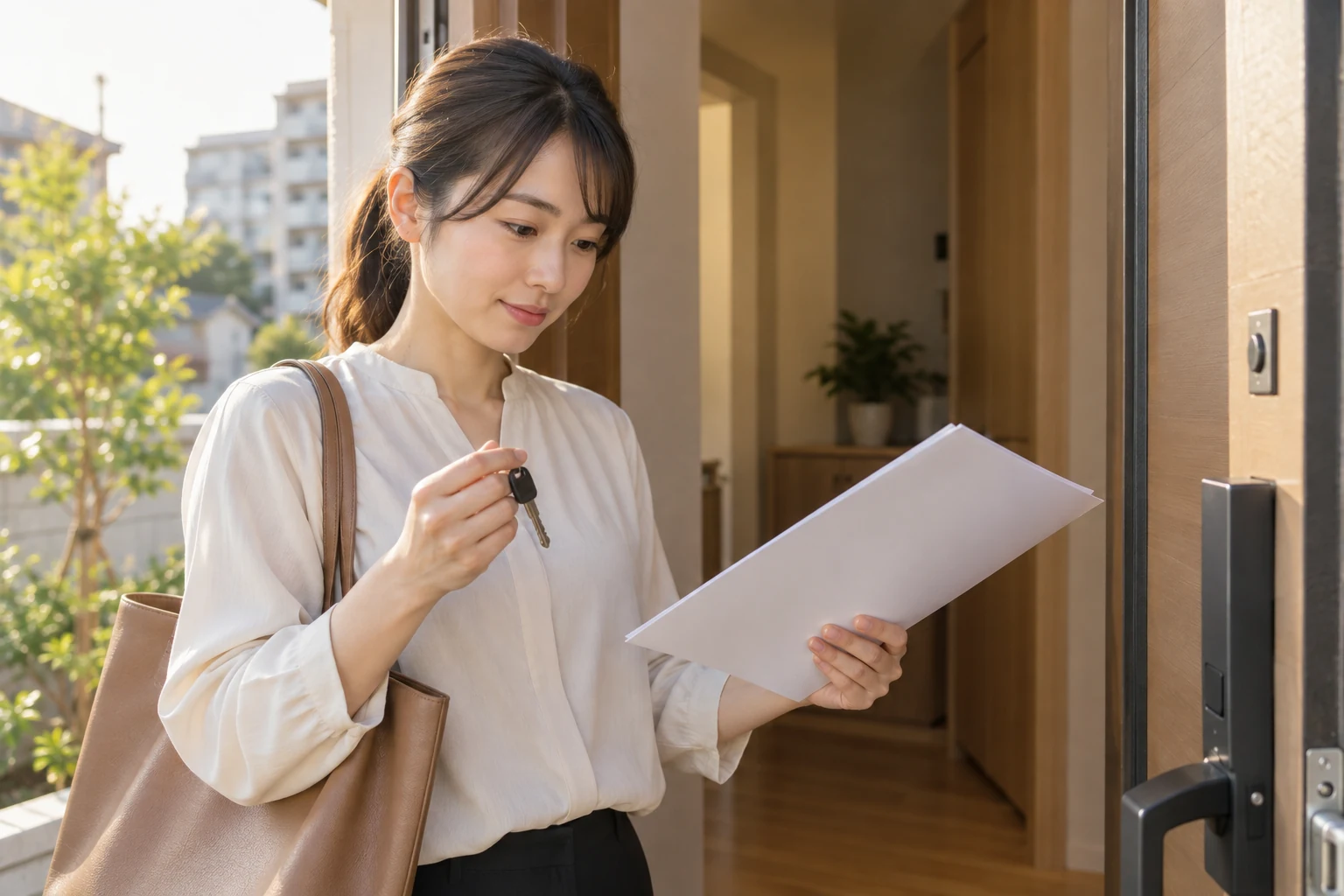 日本人女性が賃貸契約前の費用と条件を最終確認する