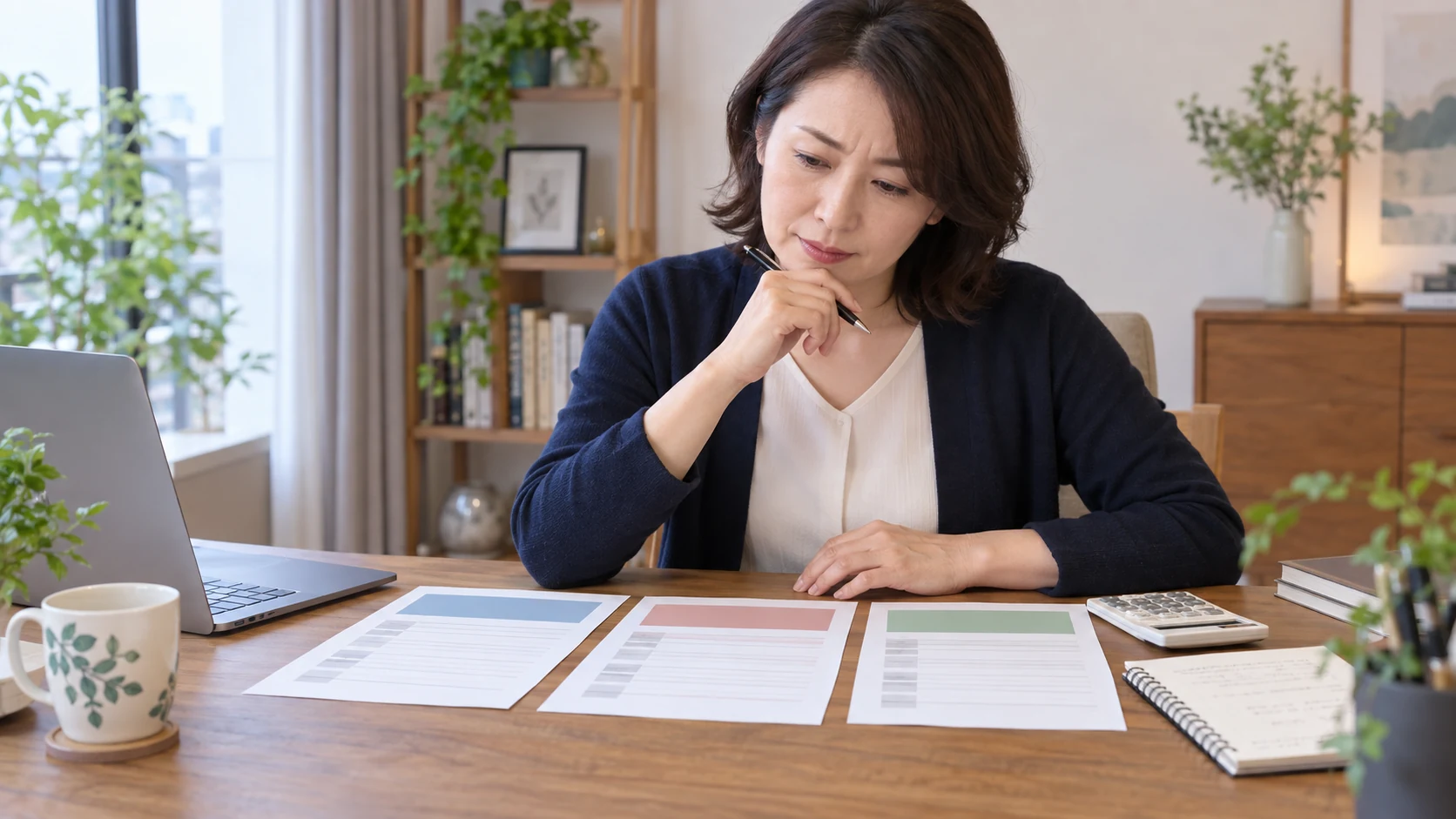 退職代行の三つの運営主体と料金を比較している様子